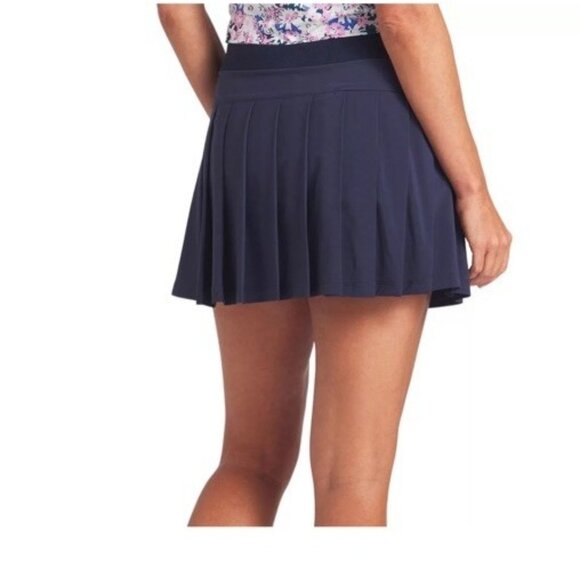 Puma Resort Wrap Deep Navy Skort Skirt Golf Active Women Stretch Woven Size XL - Picture 4 of 7